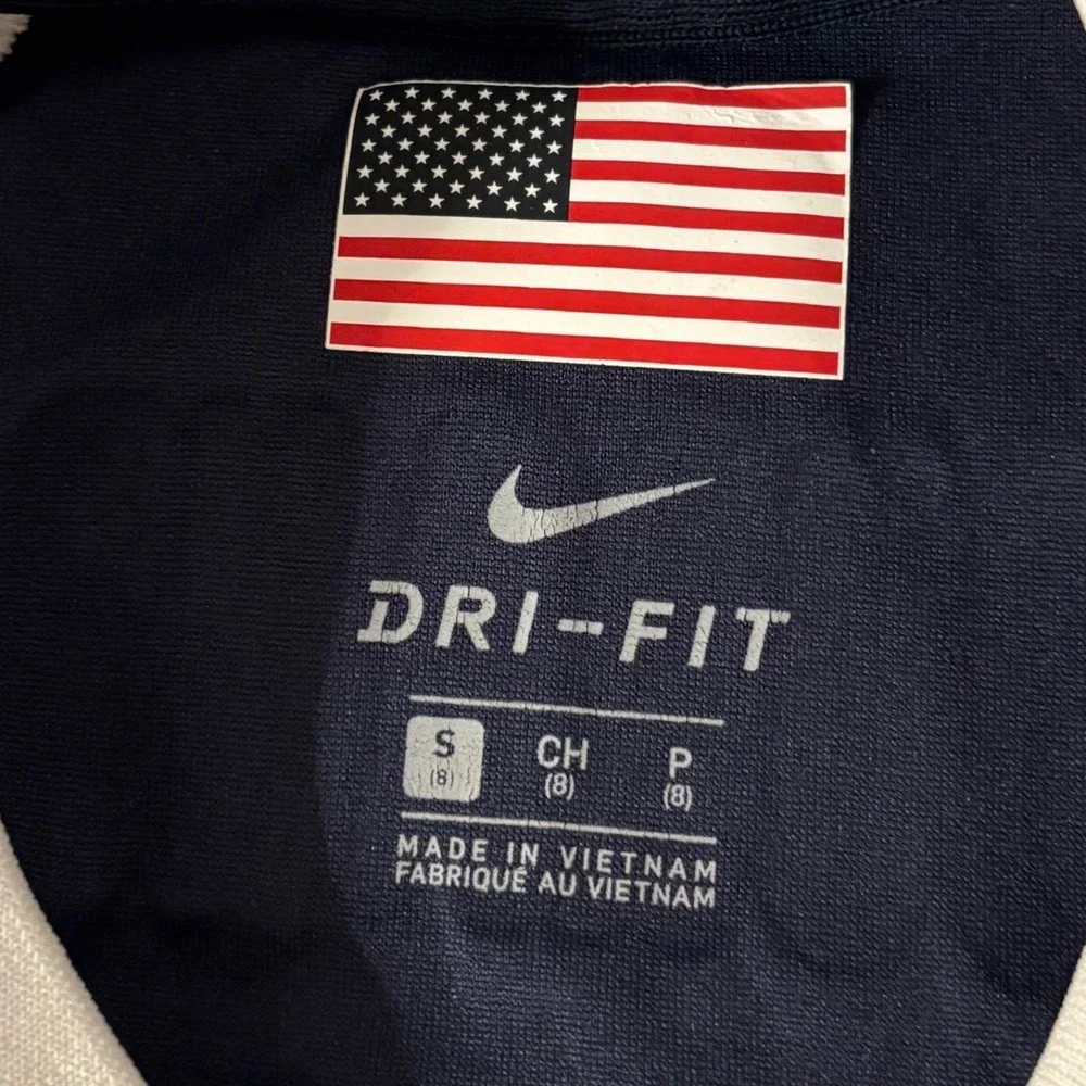 Nike Kids USA Basketball Kevin Durant 5 Jersey Navy White Dri-FIT Small 8